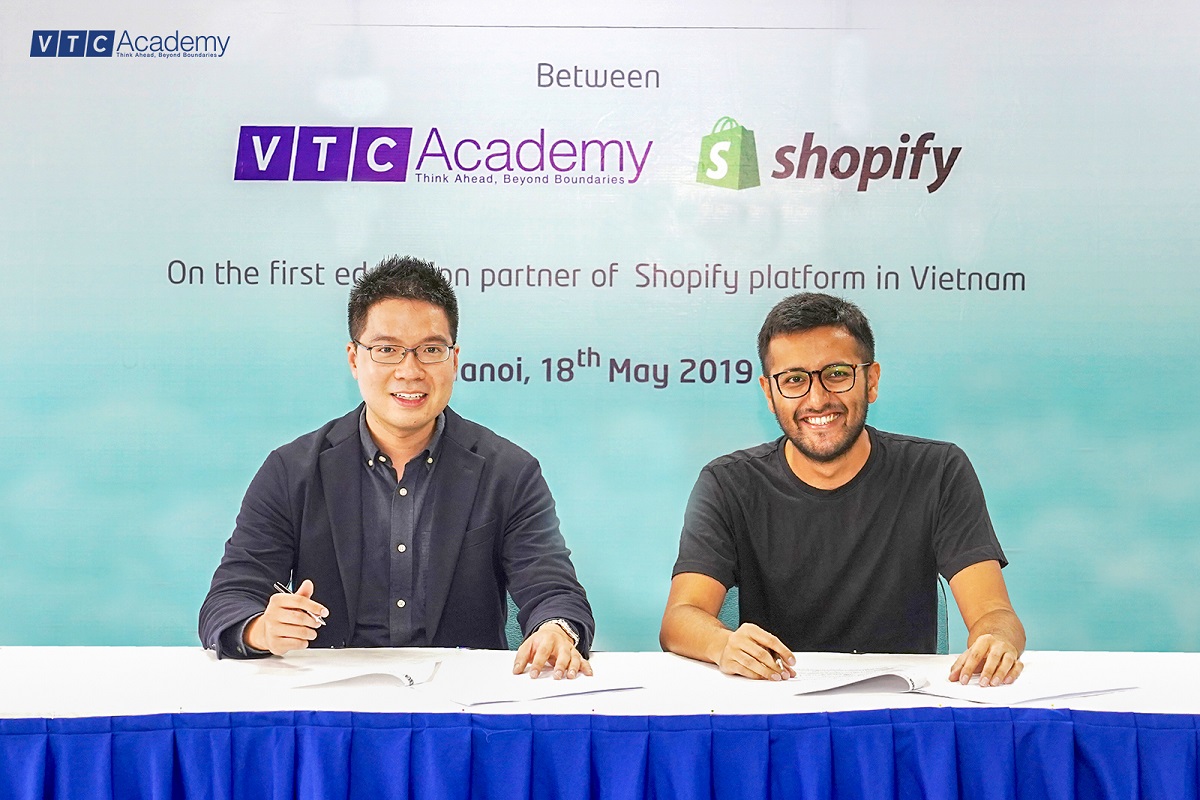 Review VTC Academy: VTC Academy sẽ là đối tác đào tạo đầu tiên của Shopify tại Việt Nam