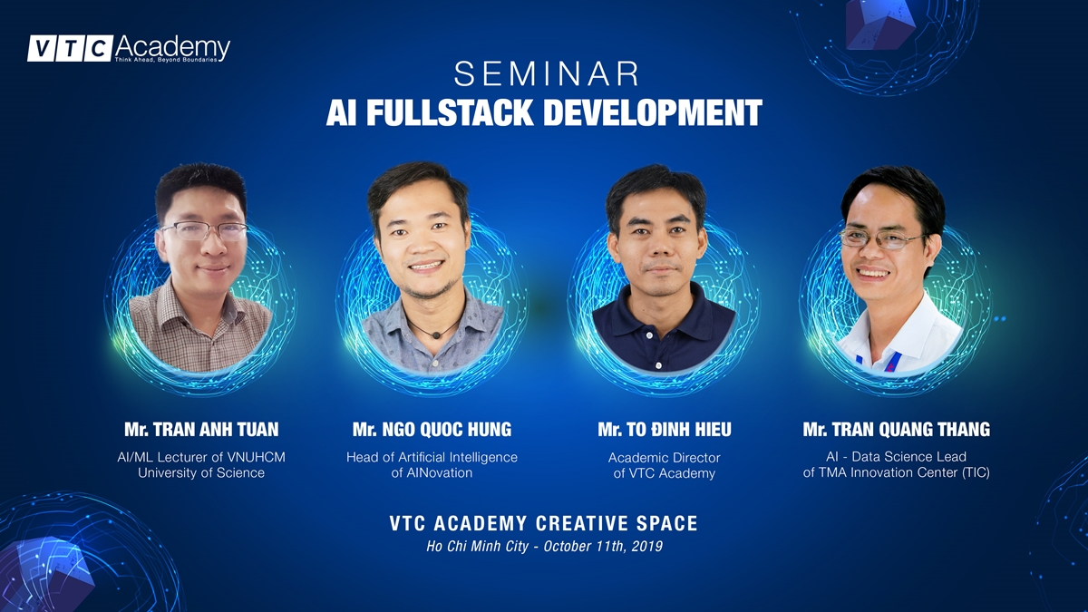 VTC Academy tặng 03 suất tham gia khóa học AI quốc tế đầu tiên tại Việt Nam trị giá 20 triệu đồng VTC Academy tặng 03 suất tham gia khóa học AI quốc tế đầu tiên tại Việt Nam trị giá 20 triệu đồng