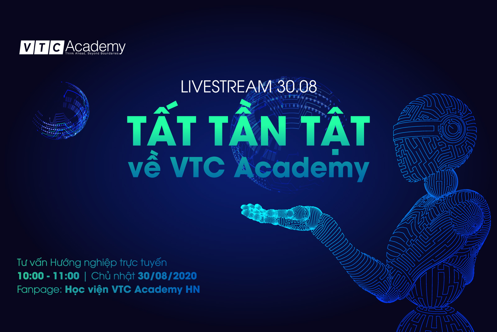 Tư vấn Hướng nghiệp trực tuyến “Tất tần tật về VTC Academy”