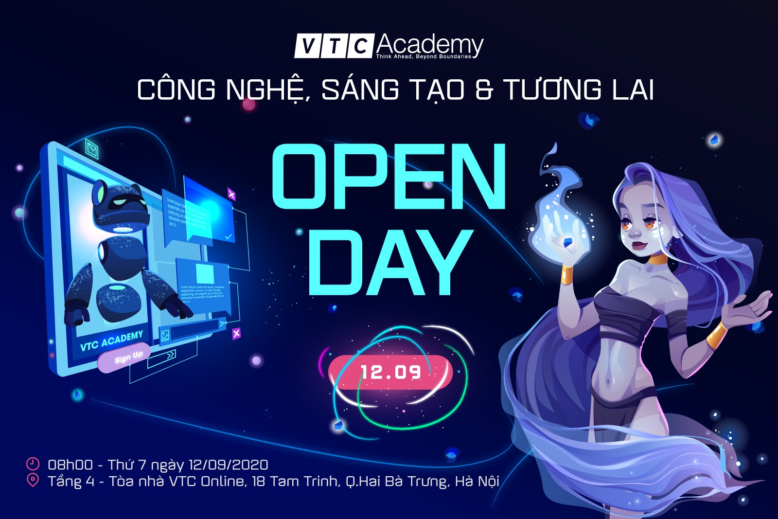 Sự kiện “Open Day: Công nghệ, Sáng tạo và Tương lai” tại Hà Nội