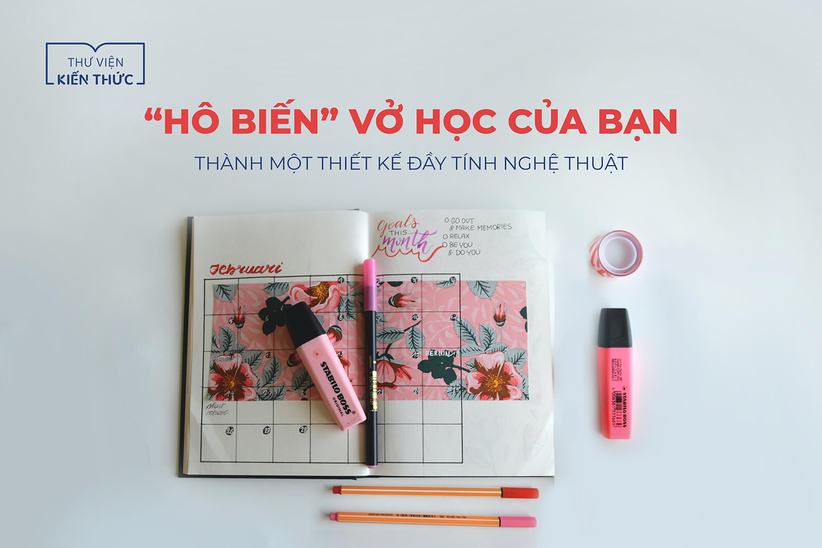 “Hô biến” vở học của bạn thành một thiết kế đầy tính nghệ thuật