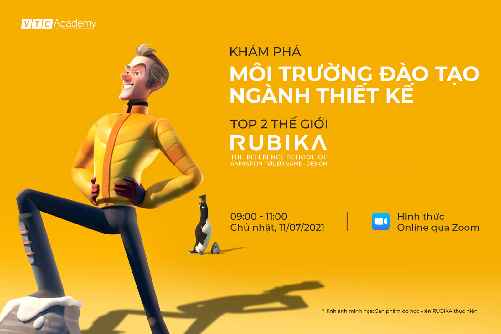 Webinar “Khám phá môi trường đào tạo thiết kế Top 2 Thế giới cùng VTC Academy”