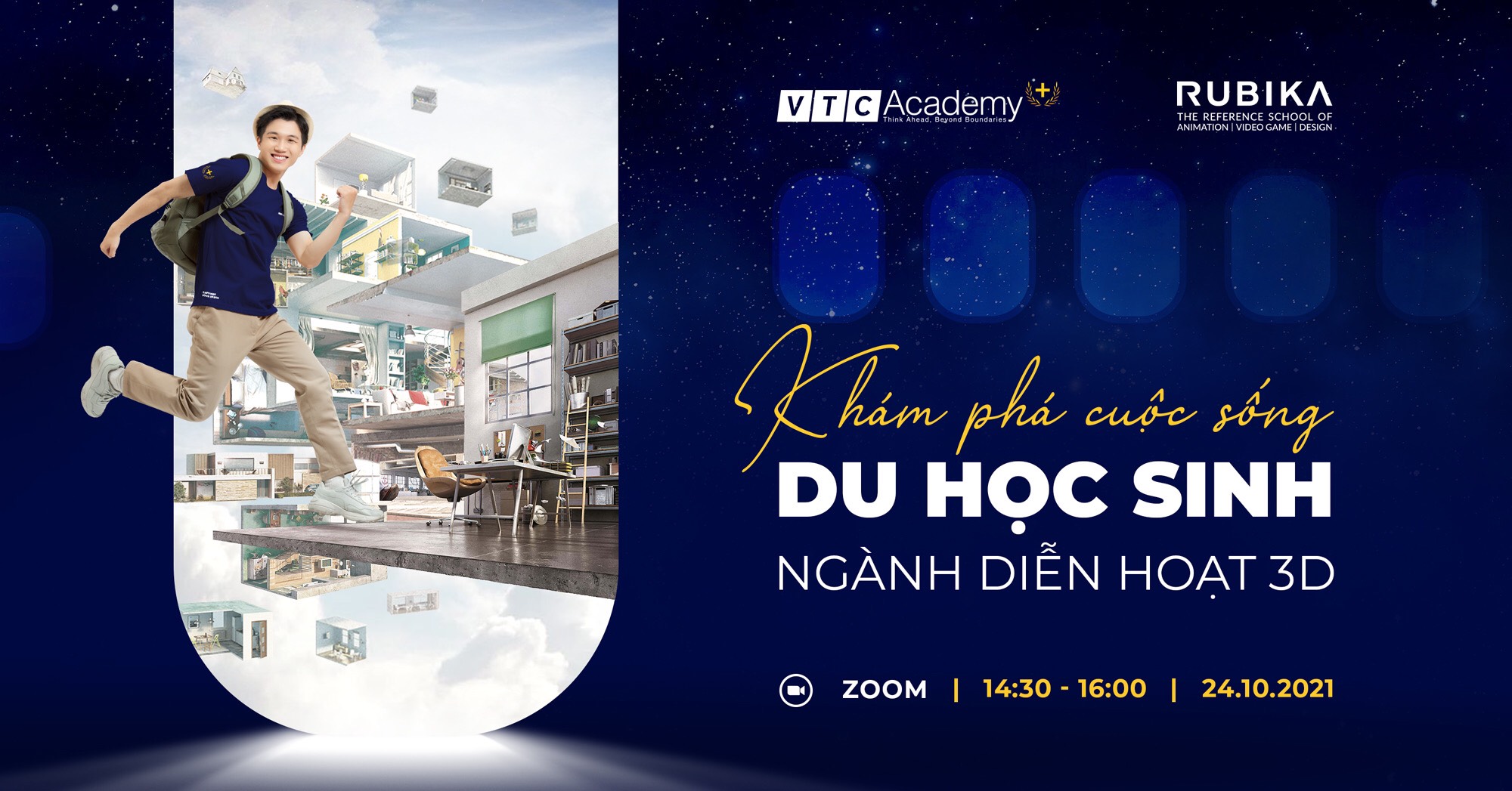 Talkshow: “Khám phá cuộc sống du học sinh ngành Diễn hoạt 3D”