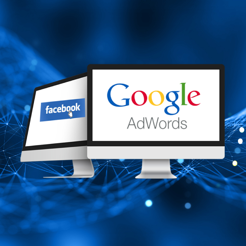 Directly manipulate the 2 most popular sales-promotion tools at present, Facebook Ads and Google Ads