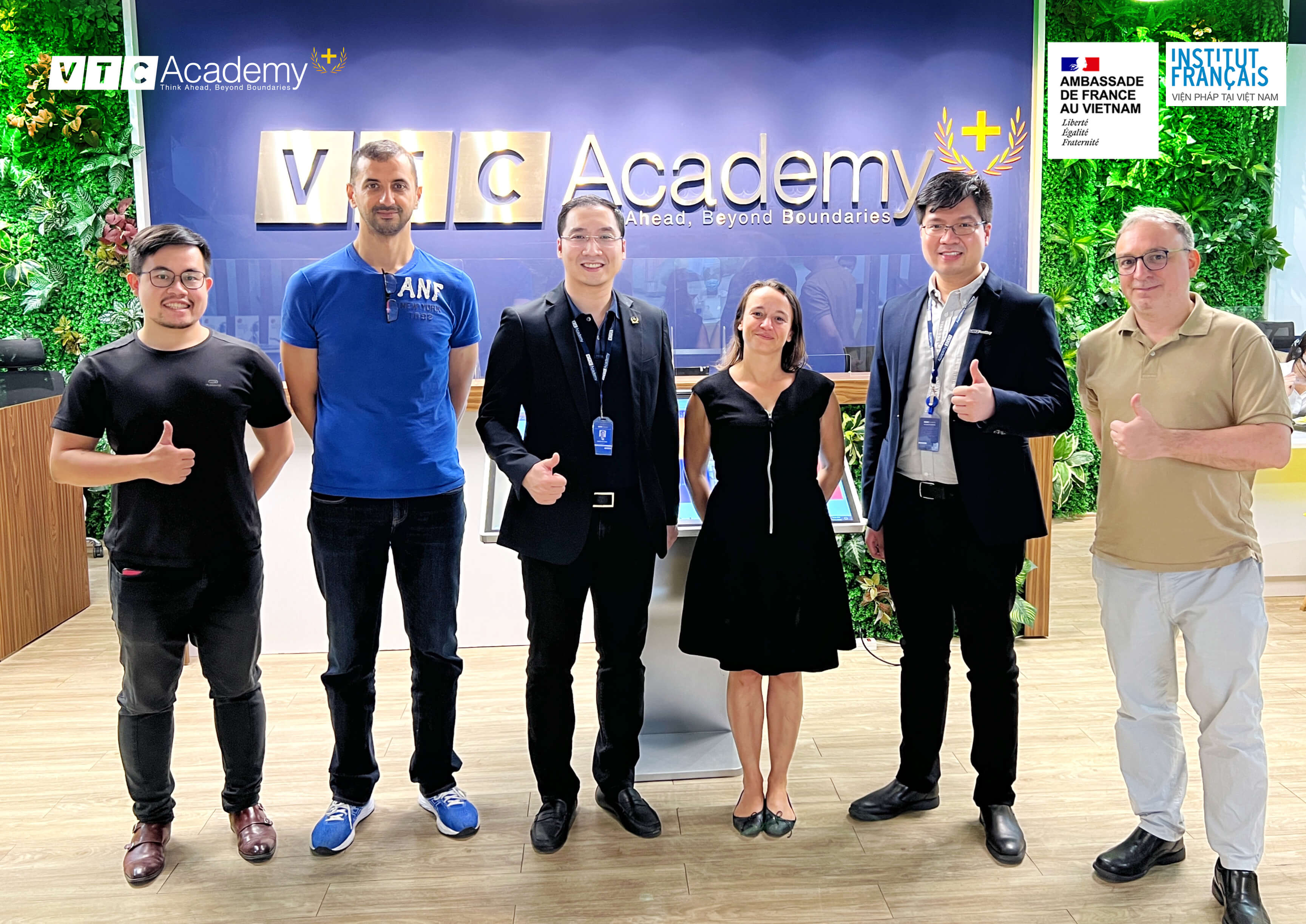 VTC Academy honorably welcomed the delegation of The French Embassy and Institut Français Vietnam (IFV)
