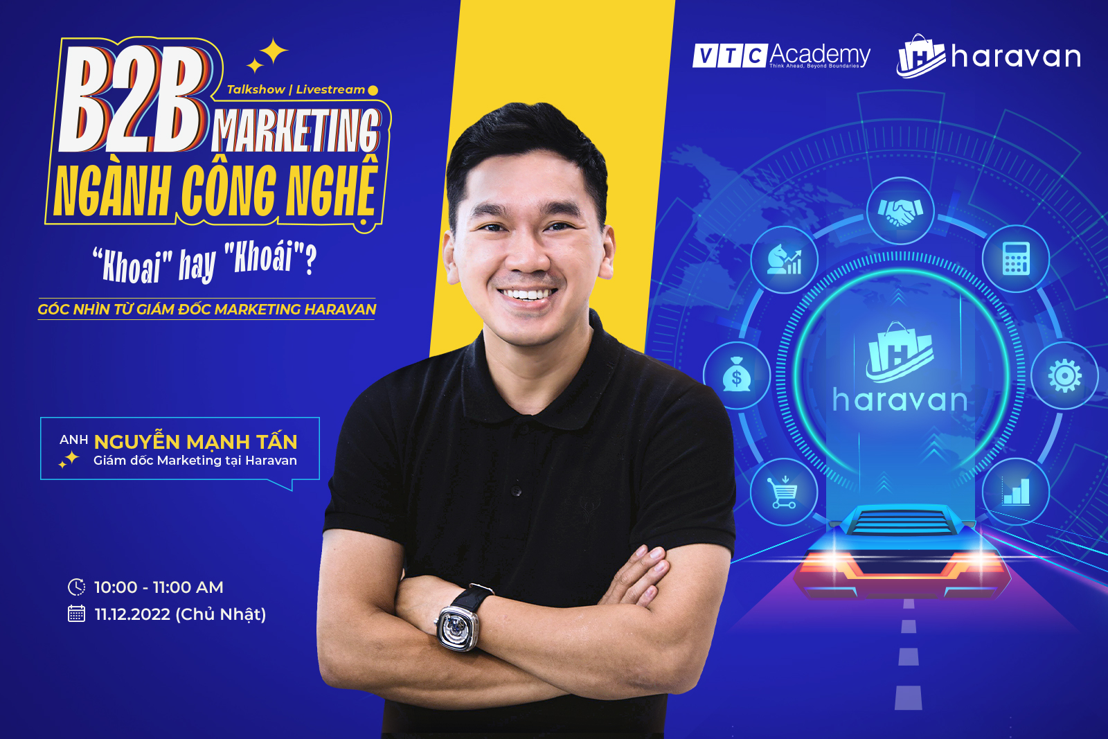 Talkshow trực tuyến Marketing B2B ngành công nghệ: “Khoai” hay “Khoái” | Góc nhìn từ Giám đốc Marketing Haravan