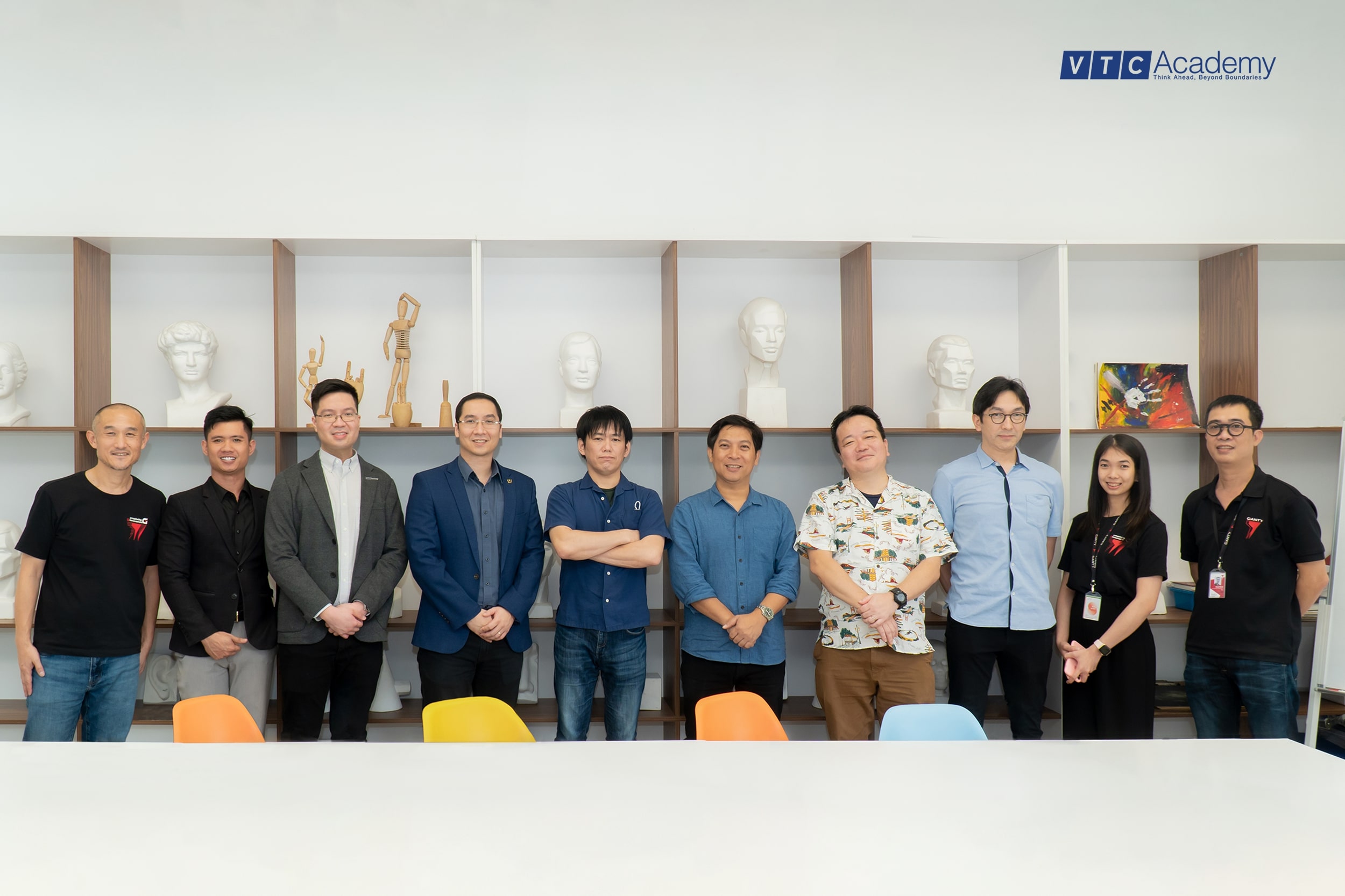 Review VTC Academy:  VTC Academy is honored to welcome a delegation from the company GIANTY Vietnam for an exchange and visit.