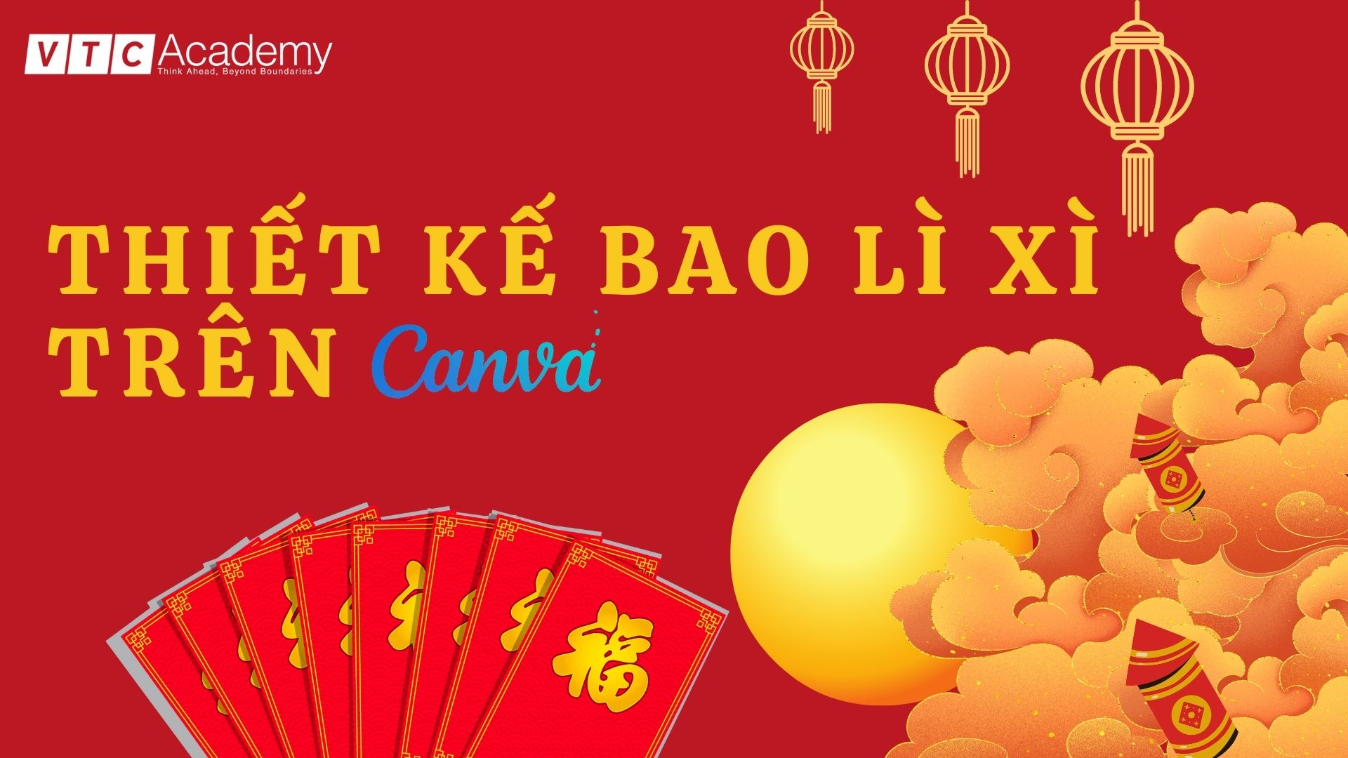 cách thiết kế bao lì xì bằng Canva