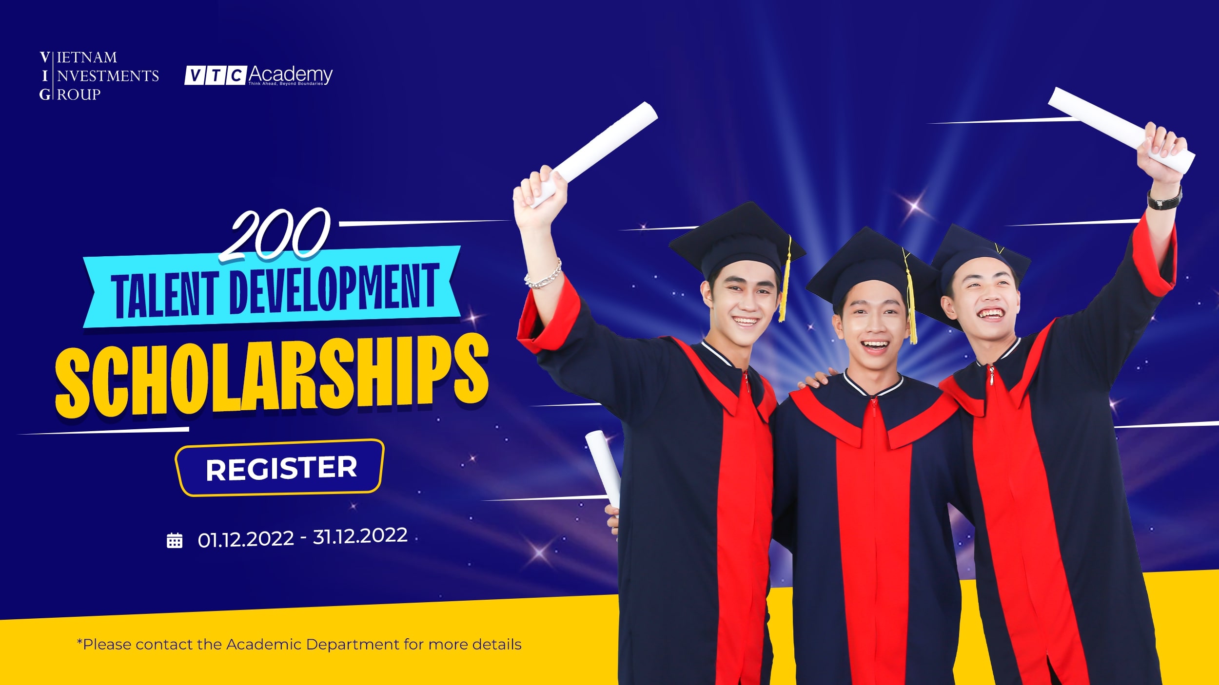 VIG Investment Fund accompanies VTC Academy to launch the Talent Development Scholarship Fund