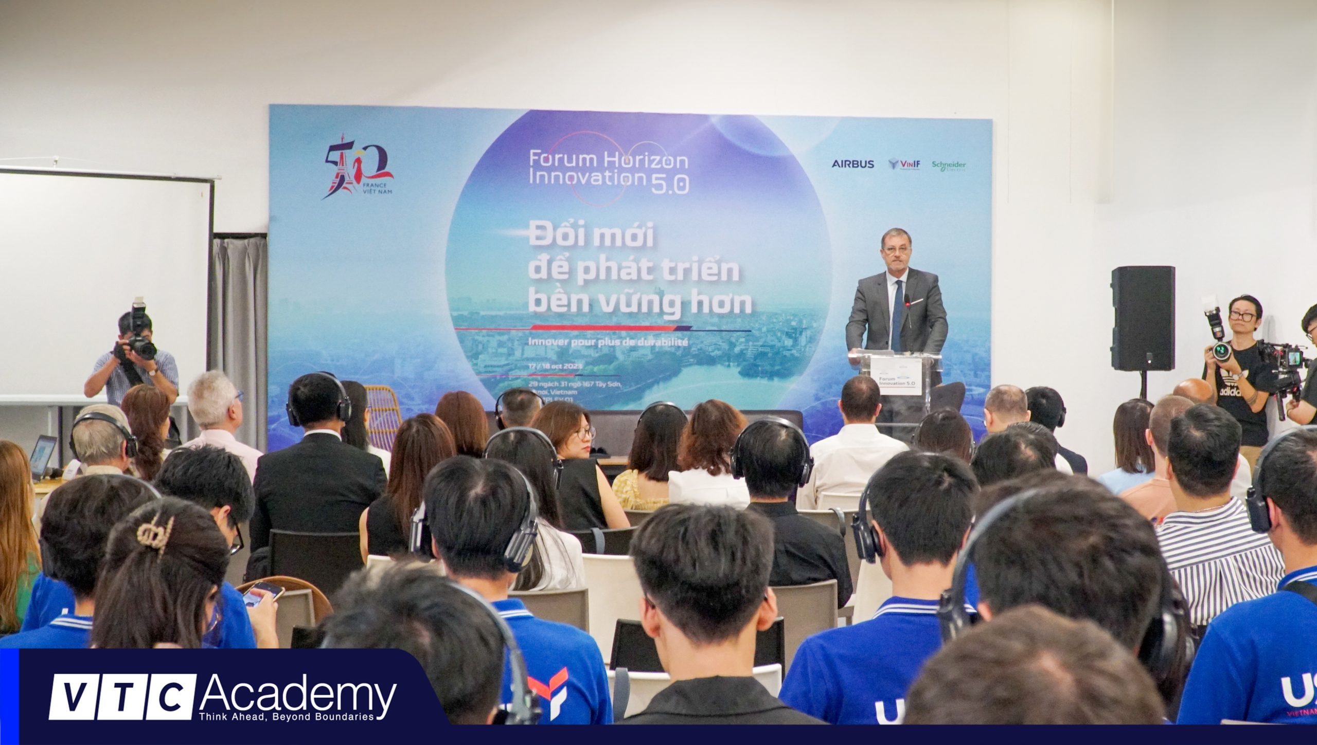 VTC Academy đồng hành cùng Đại sứ quán Pháp với sự kiện FORUM HORIZON INNOVATION 5.0
