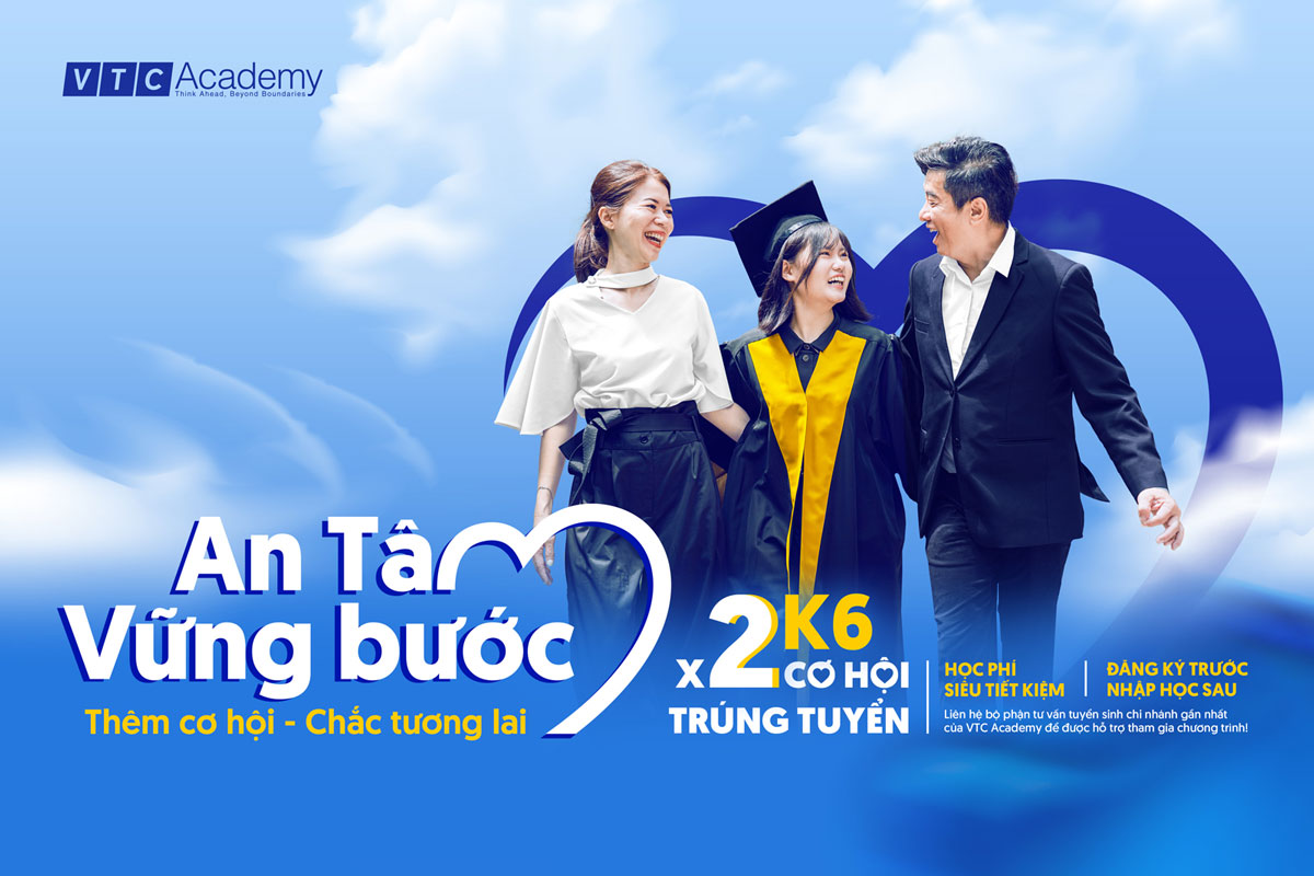 ‘AN TÂM VỮNG BƯỚC’ cùng VTC Academy: Đảm bảo cơ hội trúng tuyển cao nhất cho 2K6 trước kỳ thi THPT Quốc gia 2024