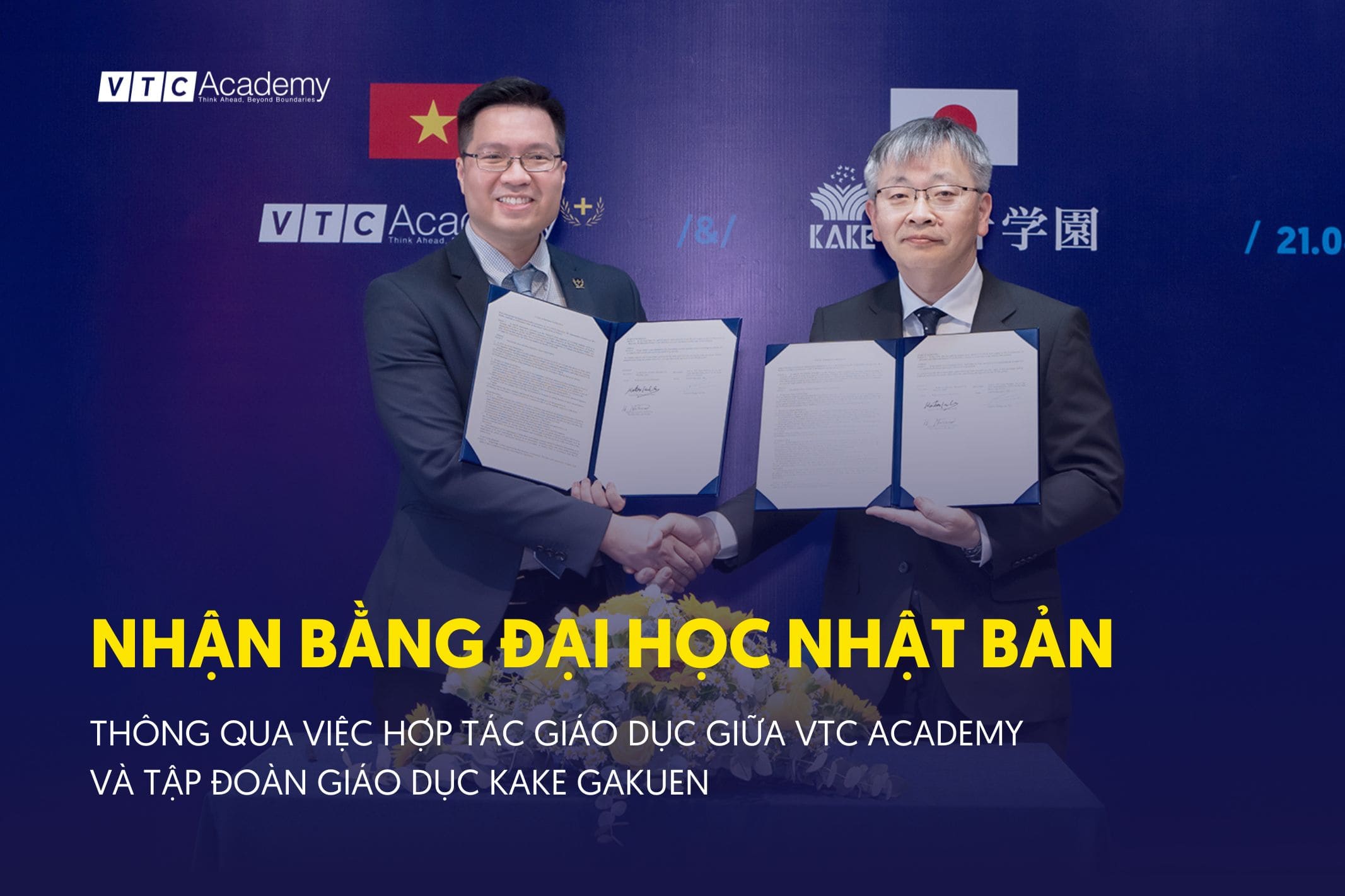 Cơ hội nhận bằng Đại học Nhật Bản, thông qua việc hợp tác giáo dục giữa VTC Academy và Tập đoàn giáo dục Kake