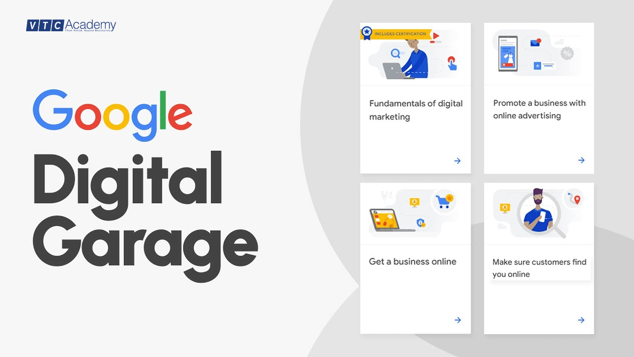 Google Digital Garage - khóa học Digital Marketing online miễn phí