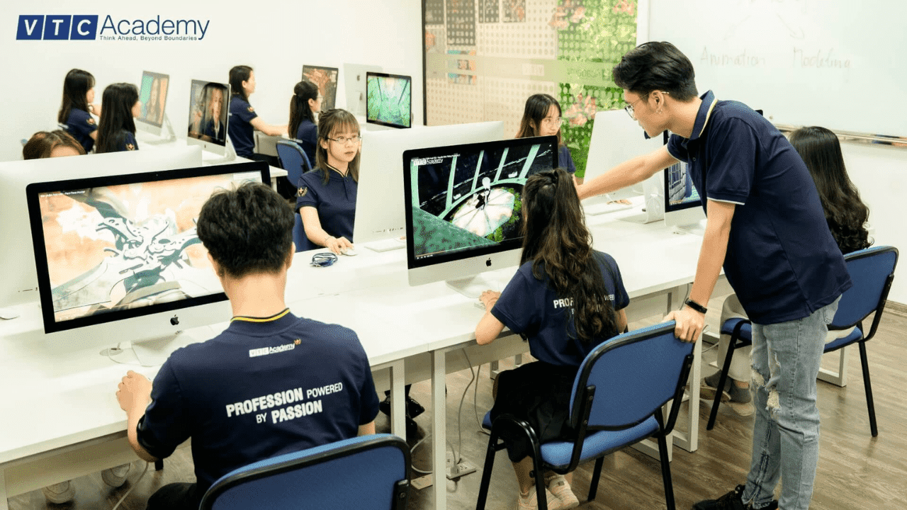 khóa học thiết kế nhân vật game tại vtc academy