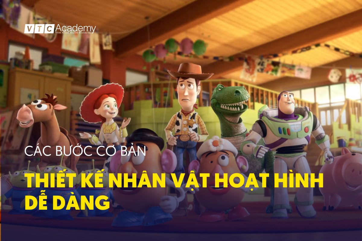 Các bước cơ bản để bạn thiết kế nhân vật hoạt hình dễ dàng