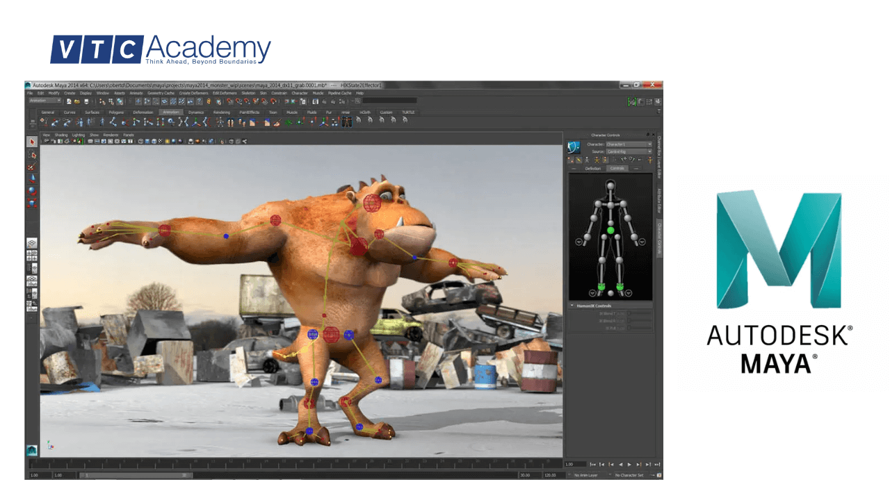 Maya - Phần mềm tạo nhân vật game 3D phổ biến 1