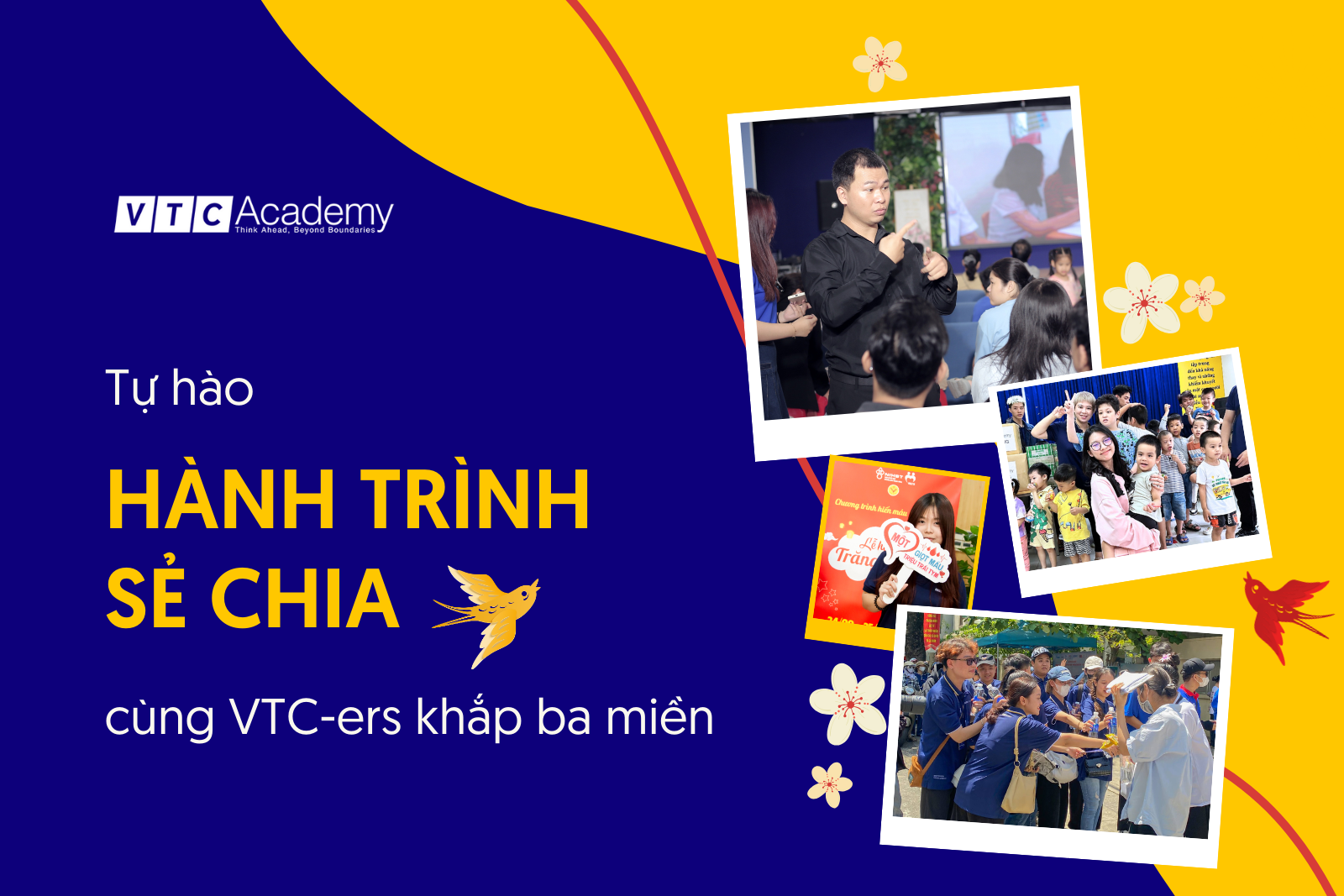 Hành trình sẻ chia yêu thương cùng học viên VTC Academy ba miền