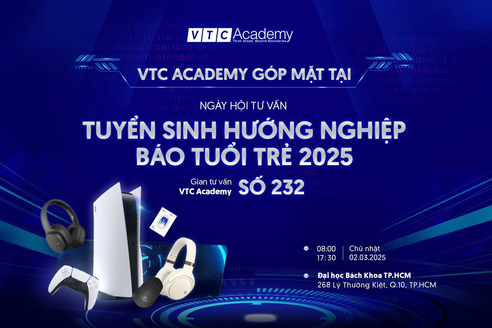 VTC Academy góp mặt tại Ngày hội Tư vấn Tuyển sinh - Hướng nghiệp Báo Tuổi Trẻ 2025