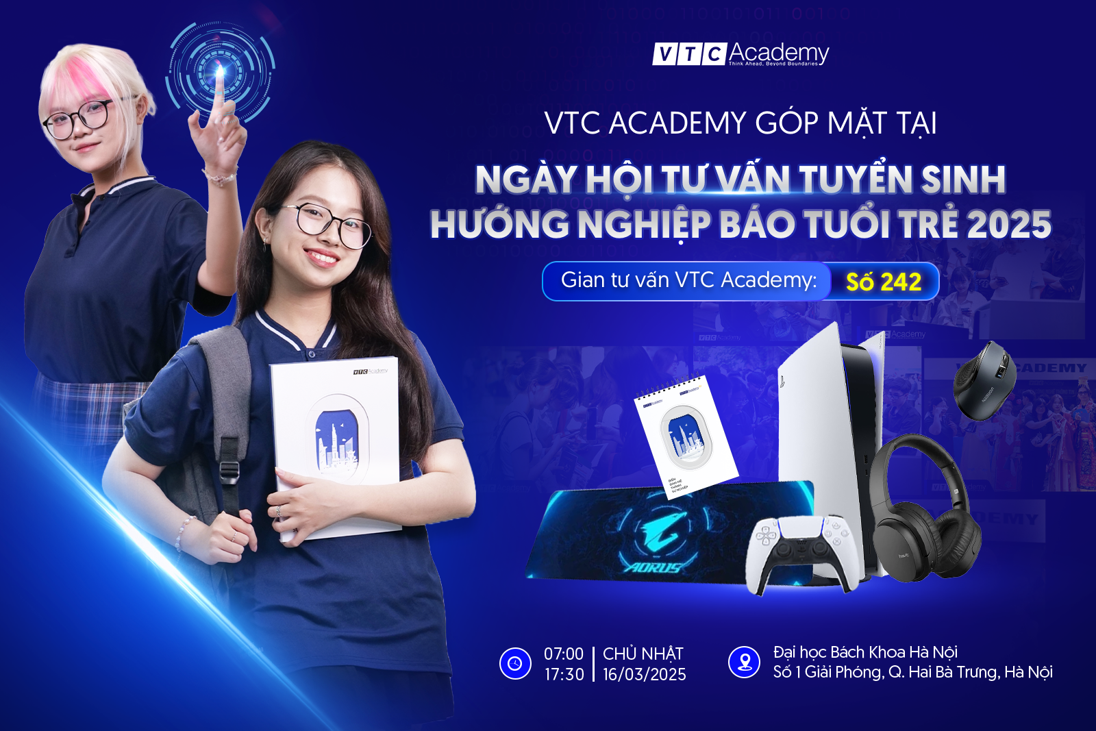 VTC Academy Hà Nội Đồng Hành Cùng Ngày hội Tư vấn Tuyển sinh – Hướng nghiệp Báo Tuổi Trẻ 2025