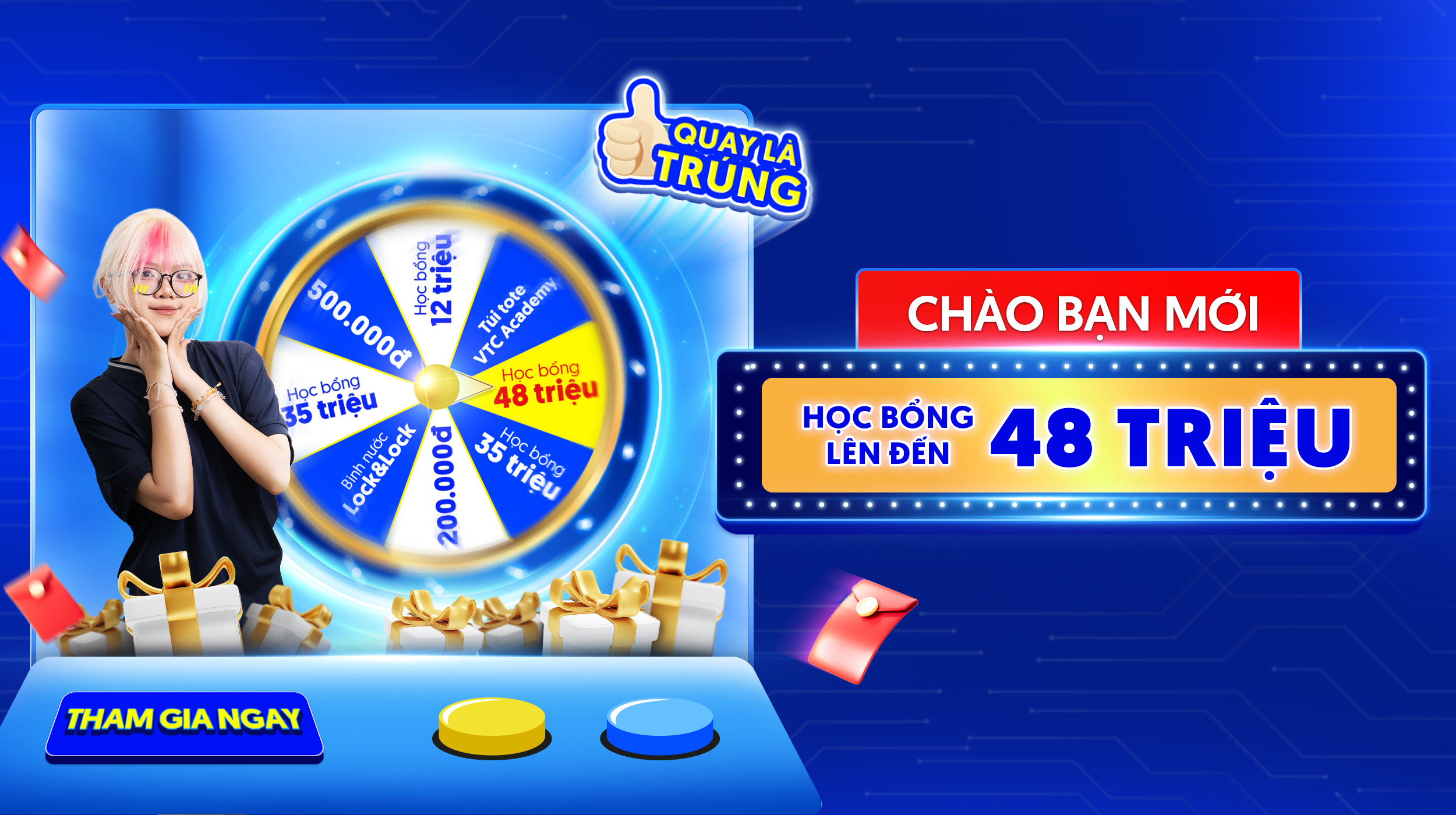 Banner CHÀO BẠN MỚI