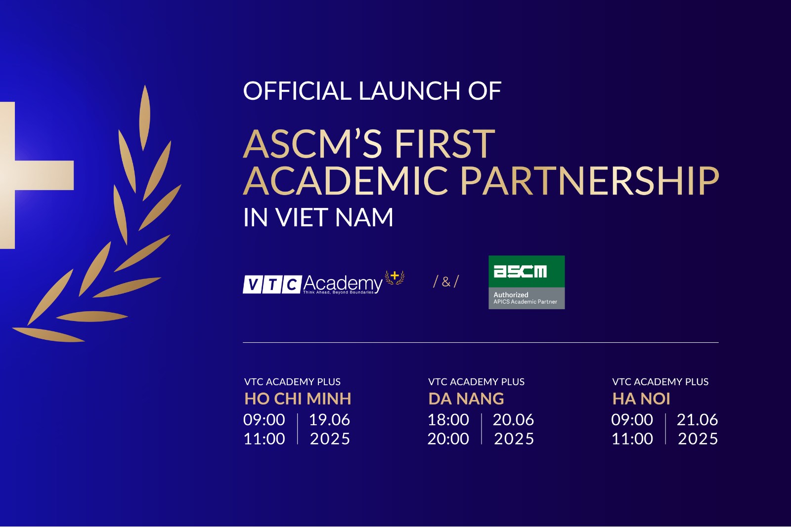 Official Launch of ASCM’S First Academic Partnership In Vietnam