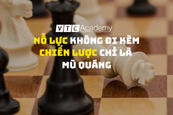 Nổ lực không đi kèm với chiến lược chỉ là mù quáng
