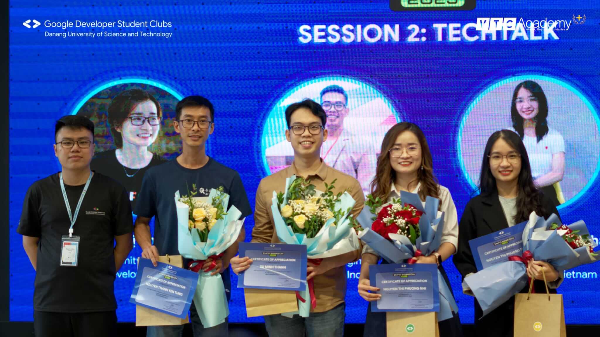 các diễn giả của sự kiện VTCAxGDSC