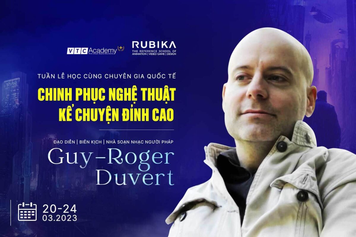 [Banner] Tuần lễ học cùng chuyên gia quốc tế Chinh phục nghệ thuật kể chuyện đỉnh cao cùng đạo diễn người Pháp – Guy-Roger Duvert