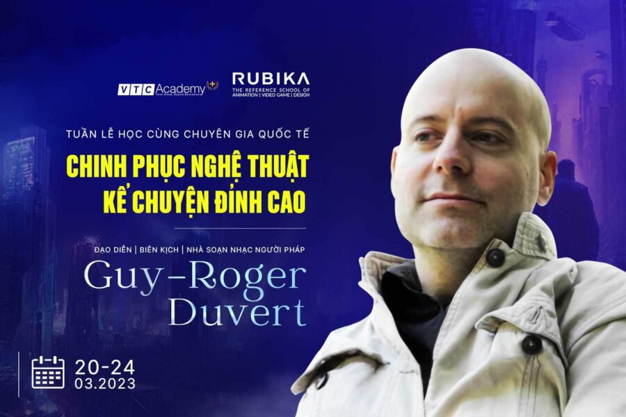 [Banner] Tuần lễ học cùng chuyên gia quốc tế Chinh phục nghệ thuật kể chuyện đỉnh cao cùng đạo diễn người Pháp – Guy-Roger Duvert