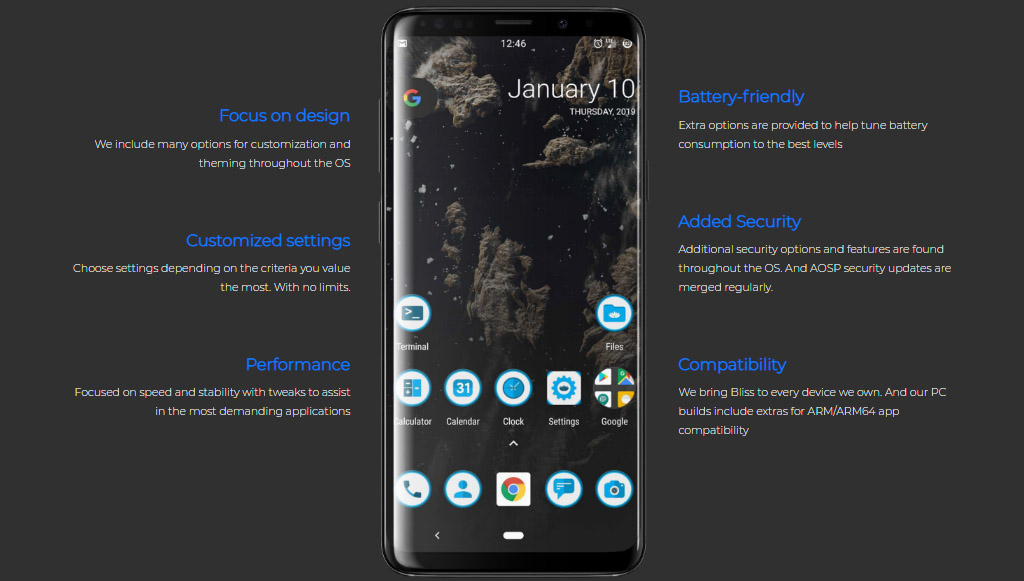 11 hệ điều hành & trình giả lập Android tốt nhất năm 2020: Bliss ROMs