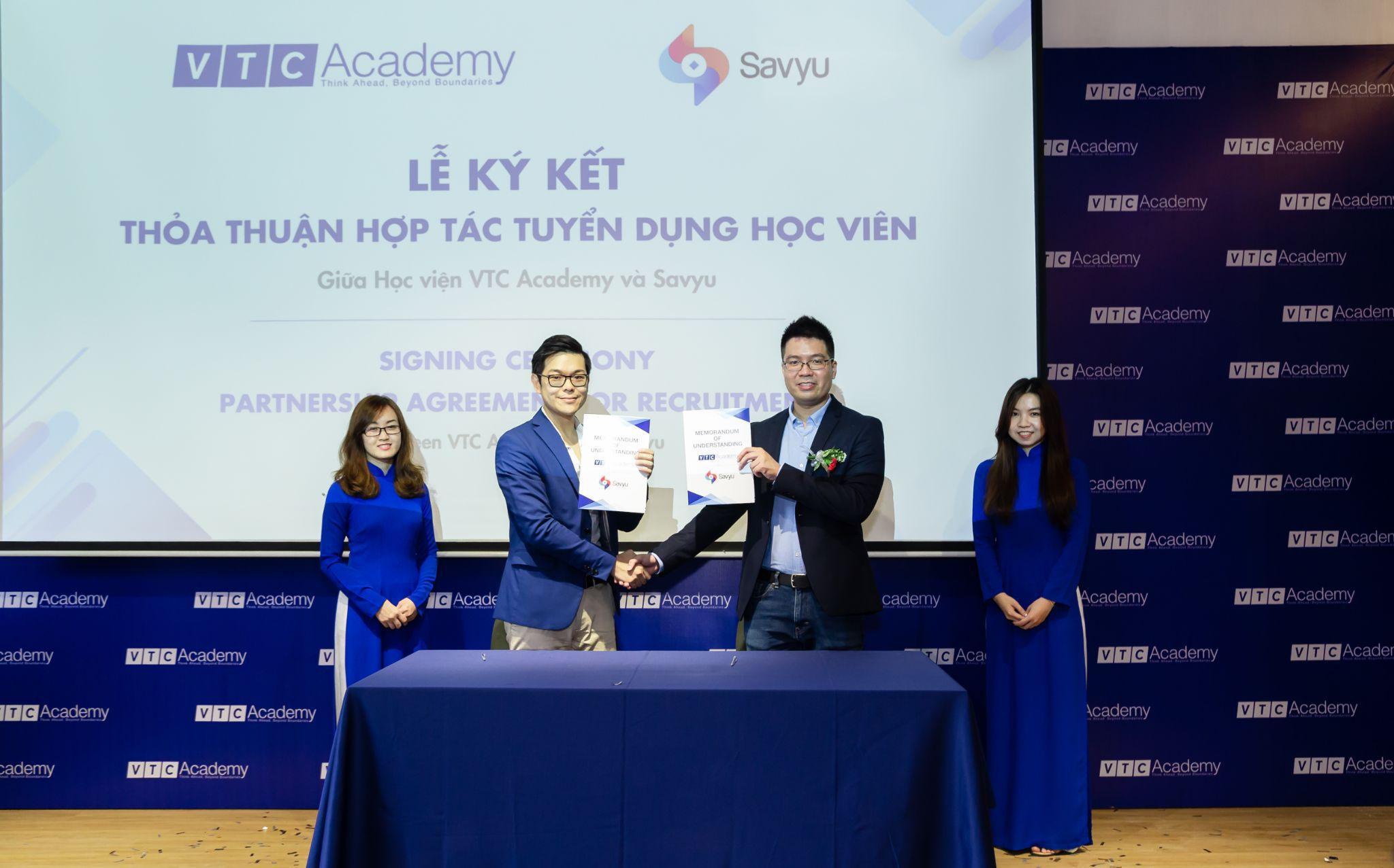 VTC Academy ký kết hợp tác tuyển dụng với các đối tác hàng đầu trong lĩnh vực CNTT và Thiết kế