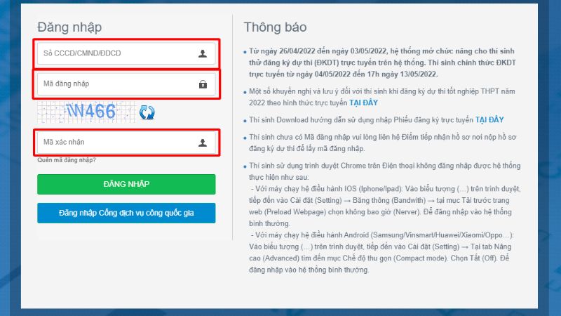 cách đổi nguyện vọng 2024