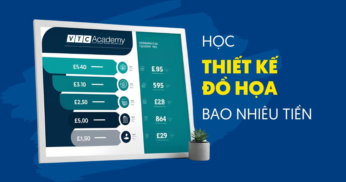 Học thiết kế đồ họa bao nhiêu tiền? Góc nhìn toàn diện giúp bạn tự tin hiểu đúng và chọn trúng