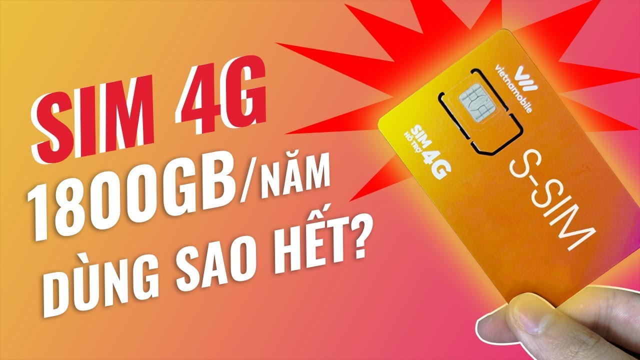 1800GB/năm dung lượng 4G Vietnamobile dùng bao giờ mới hết?! - YouTube