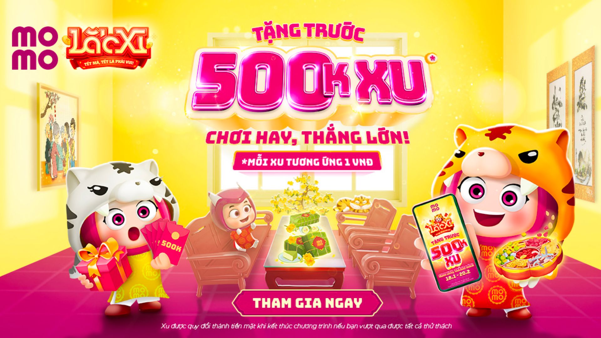 momo lắc xì