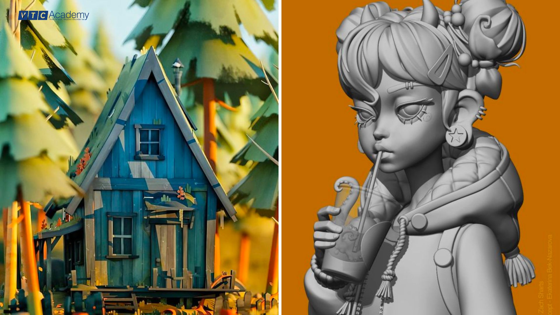 sản phẩm 3d làm bằng maya