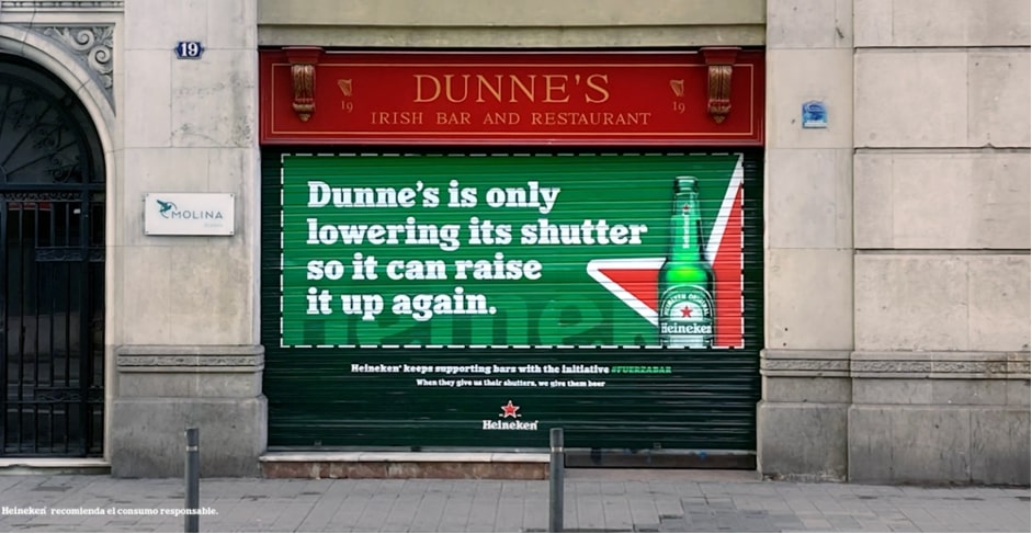 shutter ads heineken