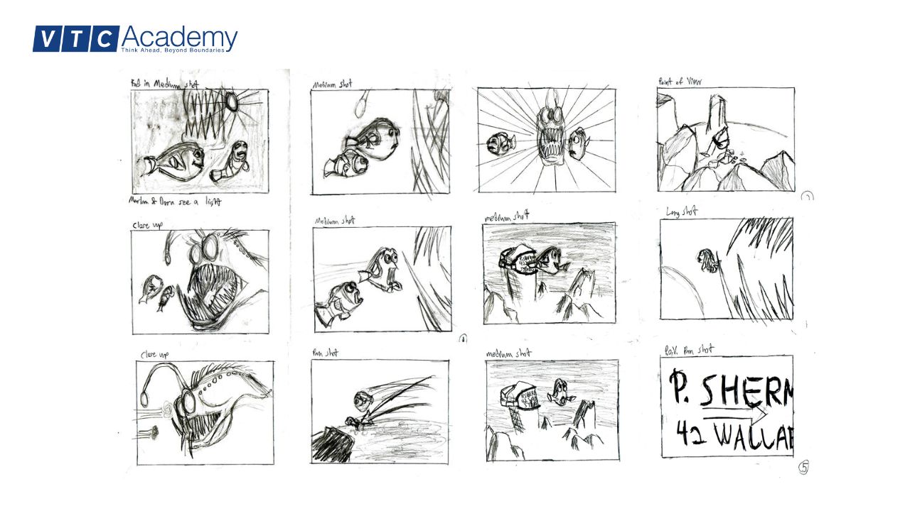 story-board-finding-nemo
