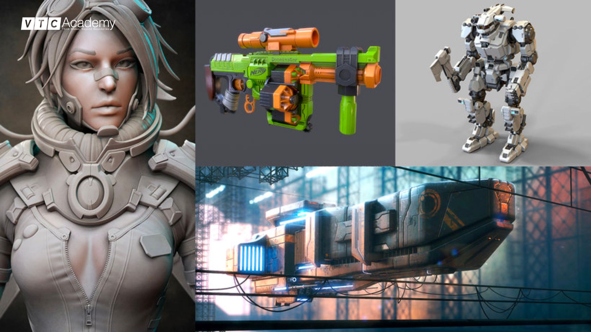 sản phẩm mô hình hard surface