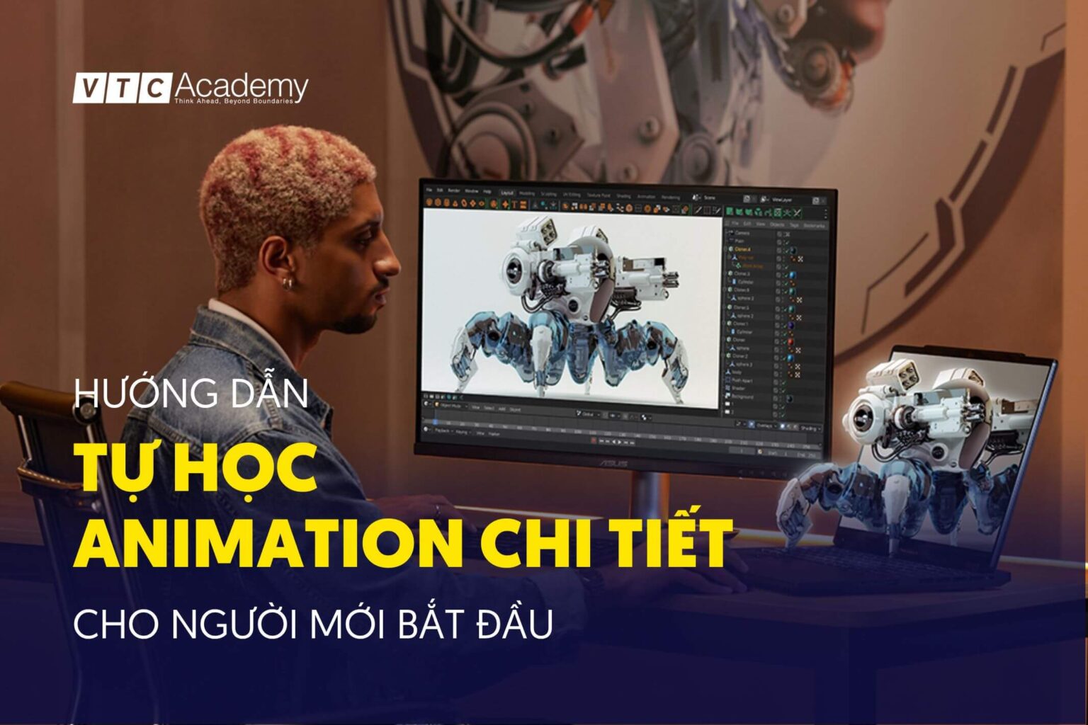 Hướng dẫn tự học Animation chi tiết cho người mới bắt đầu - VTC Academy