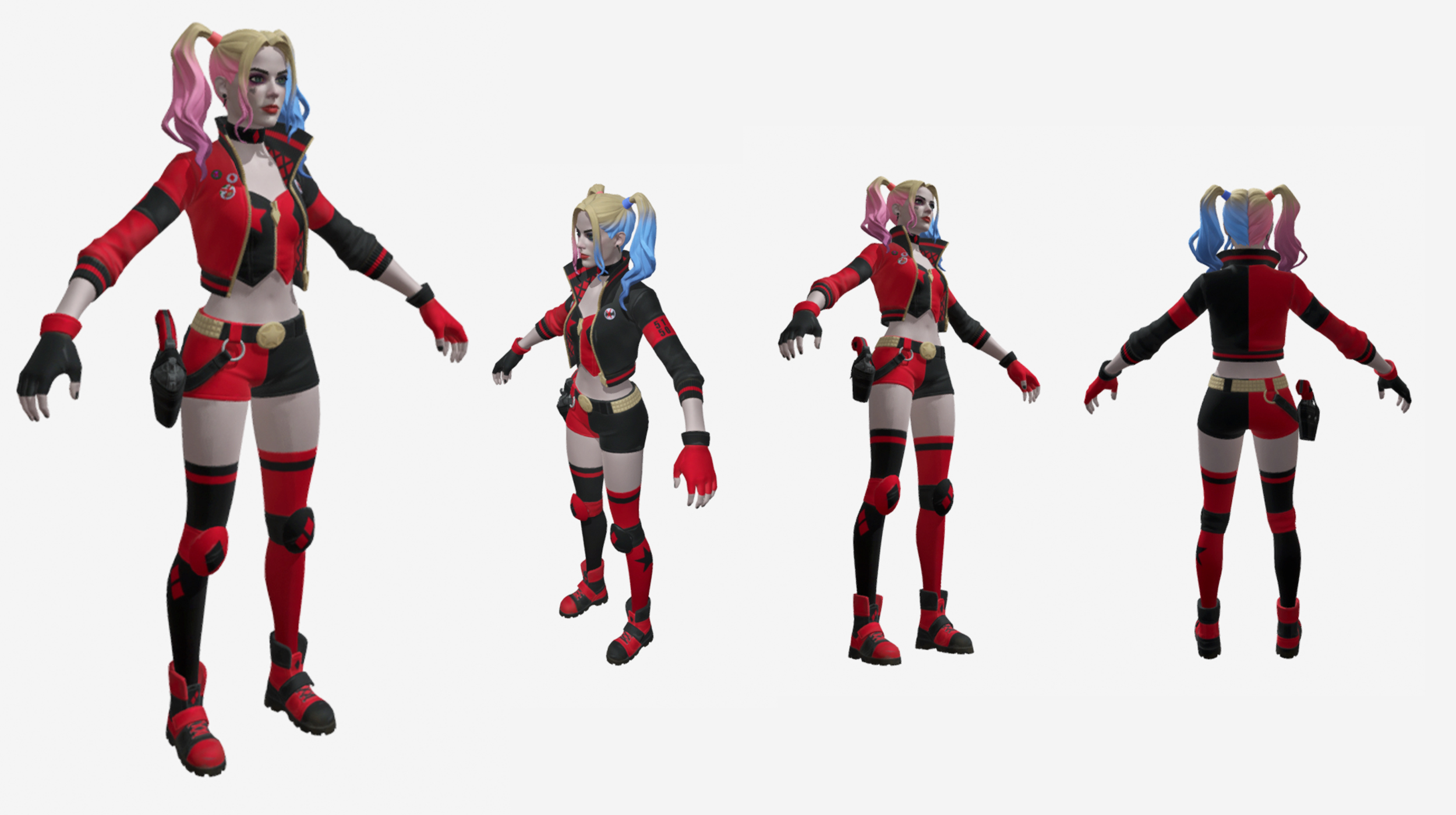 Mô hình 3D Harley Quinn